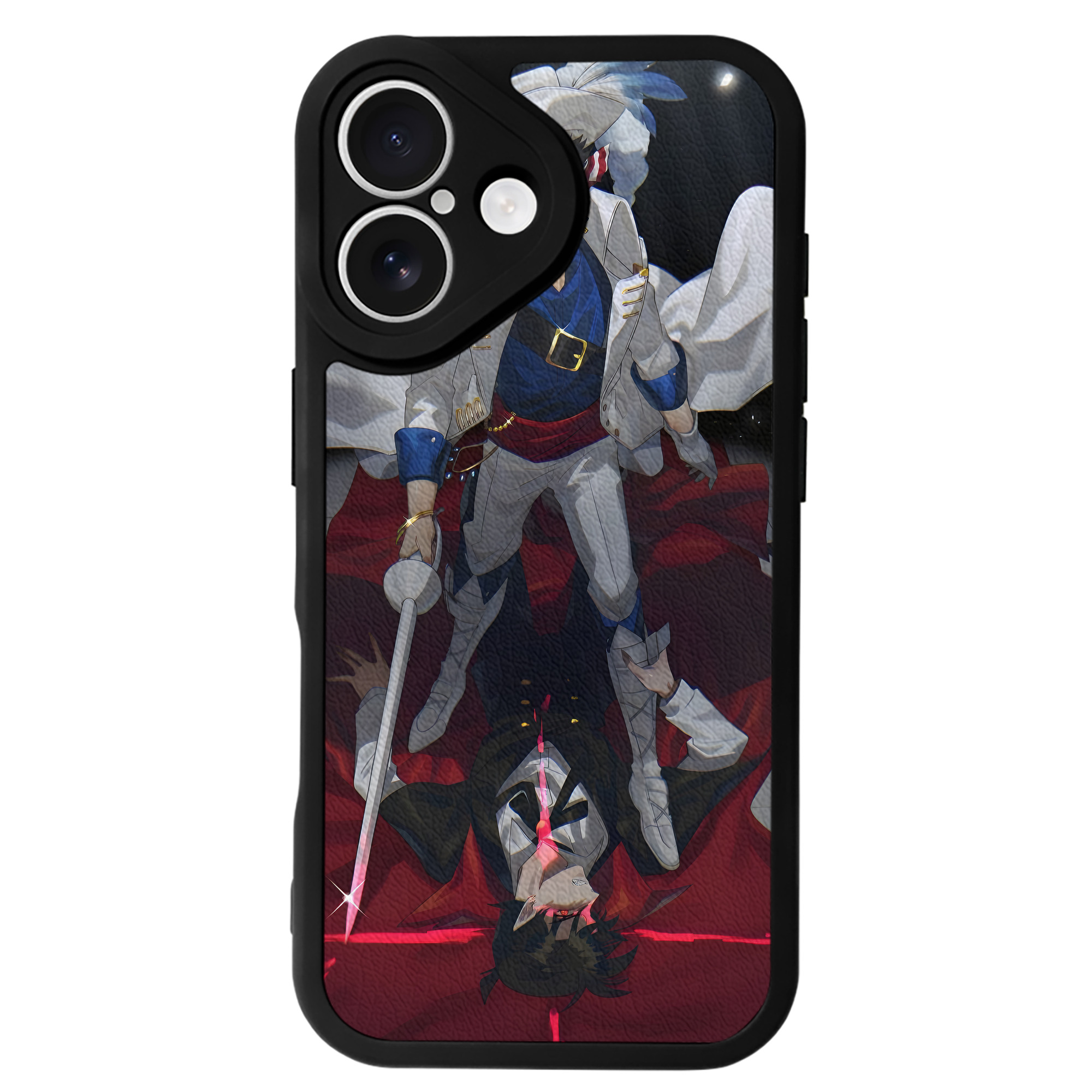 （画像用） 名探偵コナン Detective Conan 【iPhone 16シリーズ対応】シリコンスマホケース（レザー調） 材質：シリコン